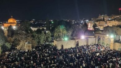 180000 Palestinians Pray at Al-Aqsa Mosque on Laylat al-Qadr Despite Israeli Restrictions