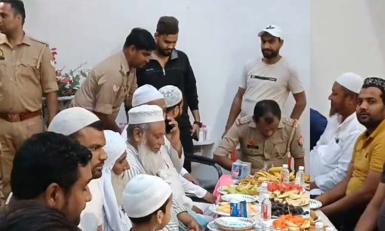 Hindutva Groups Protest Over Iftar Party in Meerut Police Post Post In Charge Sent to Lines