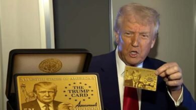 Trump Reveals Golden Residency Card Worth 5 Million Dollars