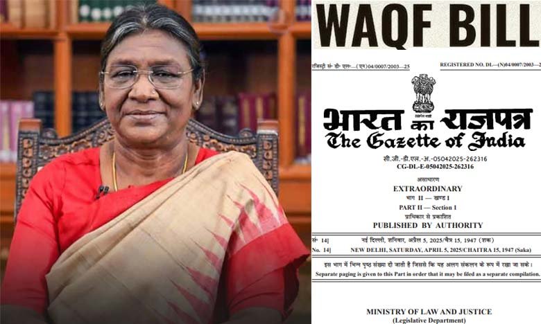 Waqf Amendment Bill Becomes Law Approved by President of India