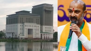 Bandi Sanjay Questions CM Revanth Reddy Why Not Demolish Akbaruddins College Why No Action on KCRs Scams