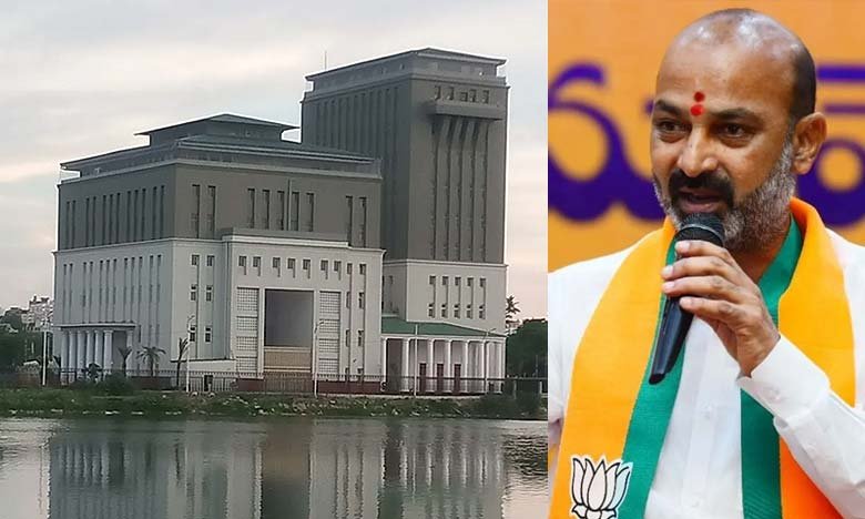 Bandi Sanjay Questions CM Revanth Reddy Why Not Demolish Akbaruddins College Why No Action on KCRs Scams