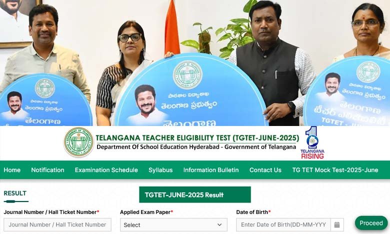 TET Results 2025 Telangana TET Results Released Check Your Result Here