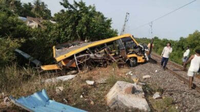 Train Hits School Van in Tamil Nadu 3 Students Dead 10 Injured