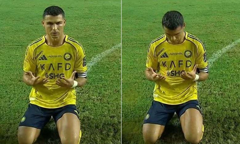 Cristiano Ronaldos Clip Praying Like Muslims Goes Viral (Video)
