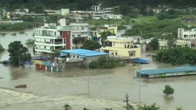 Heavy Rains Create Havoc in Kamareddy Floods Cars Swept Away