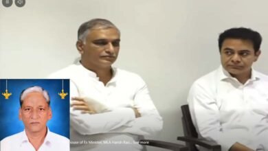 Former Minister Harish Raos Father Satyanarayana Passes Away KCR Expresses Deep Grief