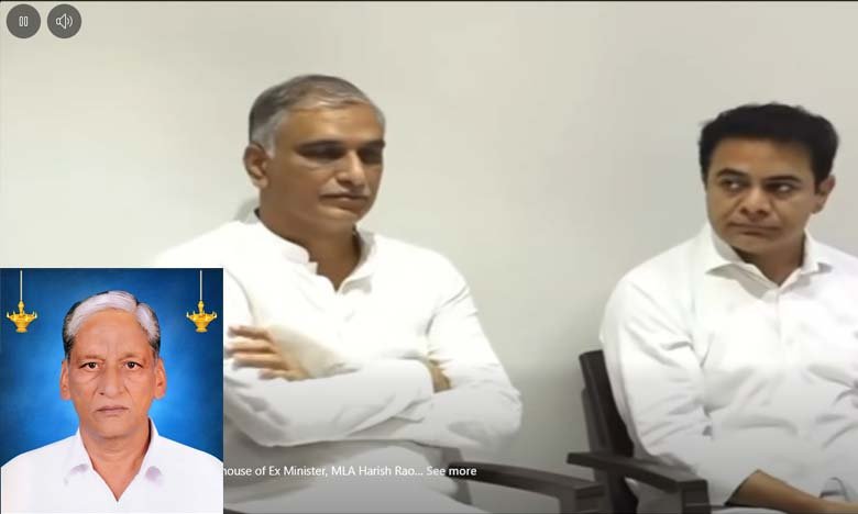 Former Minister Harish Raos Father Satyanarayana Passes Away KCR Expresses Deep Grief