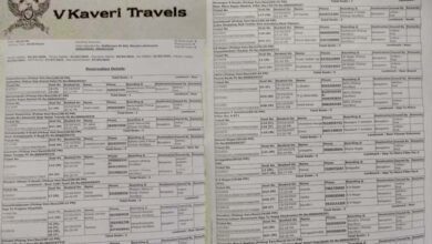 Hyderabad Bengaluru Bus Fire Tragedy Passenger List Released