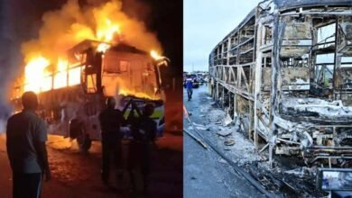 Hyderabad-Bengaluru Bus Fire Tragic Accident Near Kurnool Leaves 22 Dead