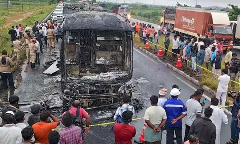 Kurnool Bus Accident Families Receive Bodies of 10 Victims After DNA Confirmation