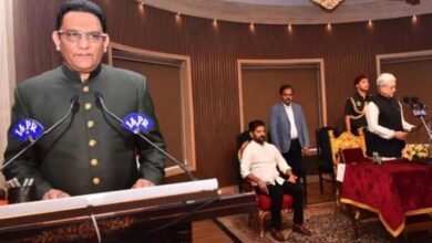 Mohammad Azharuddin Takes Oath as Telangana Minister Swears in the Name of Allah