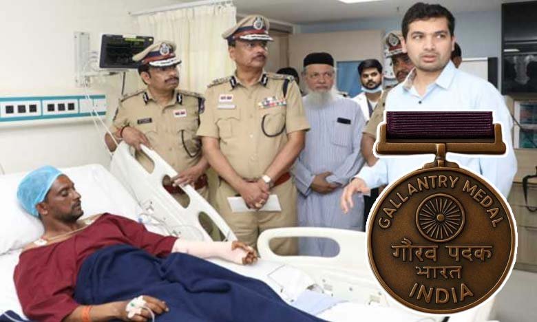 Telangana DGP Visits Brave Muslim Youth Asif in Hospital Recommends Gallantry Medal for His Courage