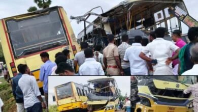 10 Killed 20 Injured as Two Buses Collide in Tamil Nadu