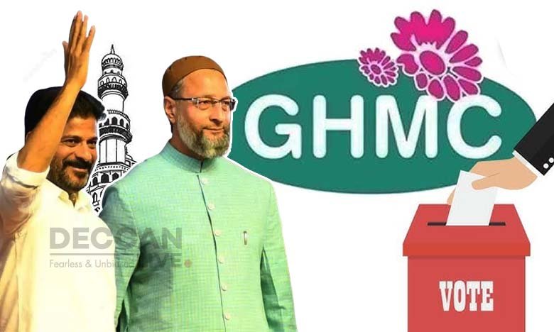 After Jubilee Hills Win Congress Sets Eyes on GHMC Elections with AIMIM Support