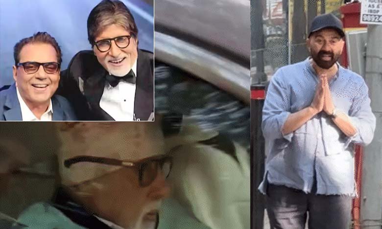 Amitabh Bachchan Drives to Meet Dharmendra Sunny Deol Lashes Out at Paparazzi Over Privacy Concerns