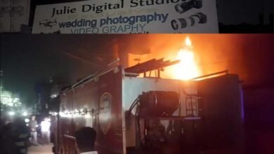 Fire Breaks Out at Photo Studio in Yakutpura Hyderabad