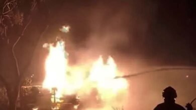 Horrific Accident in Mahbubnagar: Oil Tanker Catches Fire, Driver Burned Alive