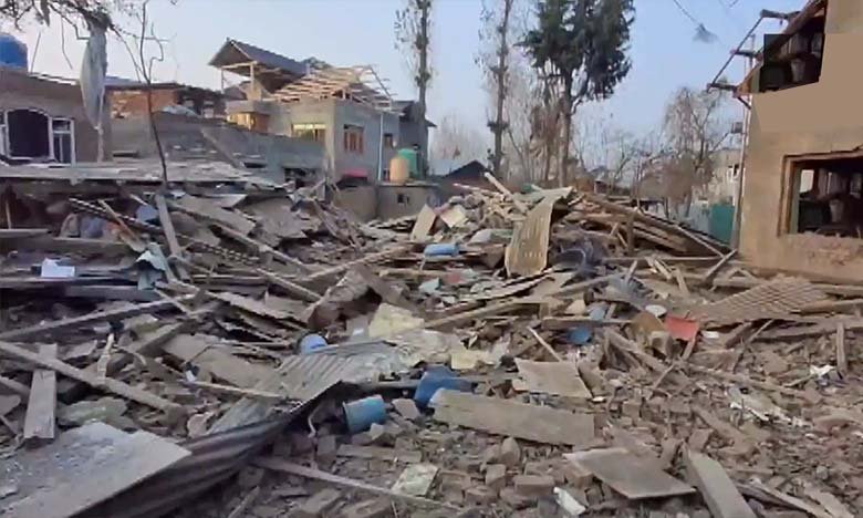 House of Key Accused in Red Fort Blast Dr Umar Destroyed in Pulwama by Security Forces