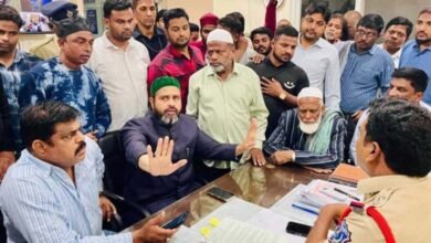 Hyderabads 400-Year-Old Qutb Shahi Graveyard Demolished in Nagole Locals and AIMIM Leaders Protest Strongly