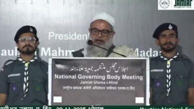 Maulana Mahmood Madanis Speech Distorted Godi Media and Hindutva Leaders React Strongly to Jihad Remark