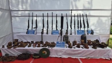 Security Forces Bust Maoist Arms Manufacturing Unit in Chhattisgarh Forest 17 Rifles and Rocket Launcher Seized