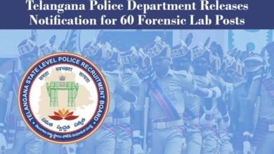 Telangana Police Department Releases Notification for 60 Forensic Lab Posts