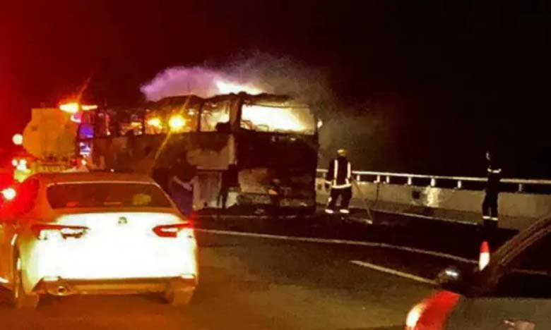 Tragic Bus Accident in Madina 42 Hyderabad Umrah Pilgrims Feared Dead CM Revanth Reddy and Asaduddin Owaisi Express Deep Grief