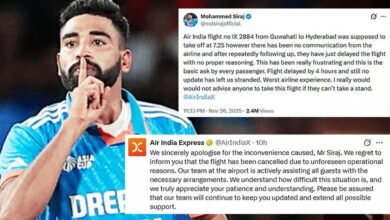 Worst Experience Mohammed Siraj Slams Air India After Hours of Delay in Guwahati Airline Issues Apology