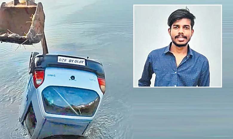 Young Man Dies After Car Overturns in Stream Near Dichpalli Nizamabad