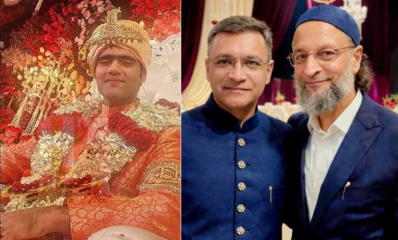 AIMIM Chief Asaduddin Owaisis Daughter Gets Married in Hyderabad CM Revanth Reddy and Leaders Attend