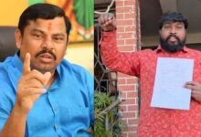 Kalu Singh Warns Goshamahal MLA Raja Singh Your Countdown Has Begun Tension Outside Mangalhat Hyderabad