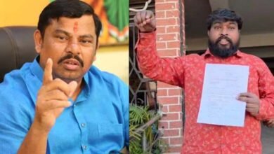 Kalu Singh Warns Goshamahal MLA Raja Singh Your Countdown Has Begun Tension Outside Mangalhat Hyderabad
