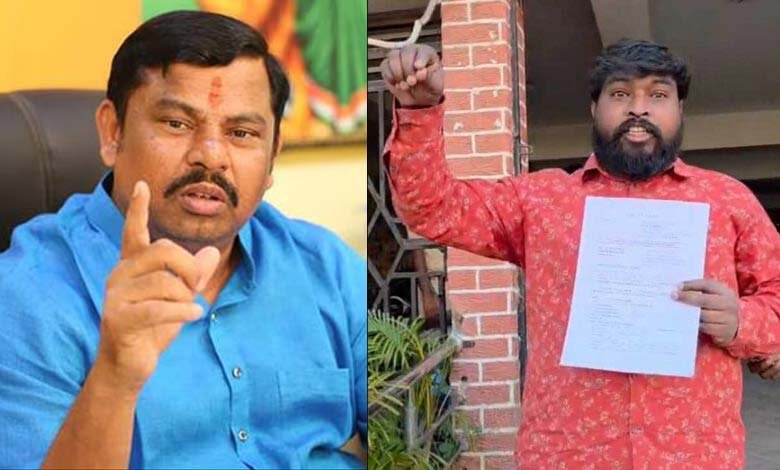 Kalu Singh Warns Goshamahal MLA Raja Singh Your Countdown Has Begun Tension Outside Mangalhat Hyderabad