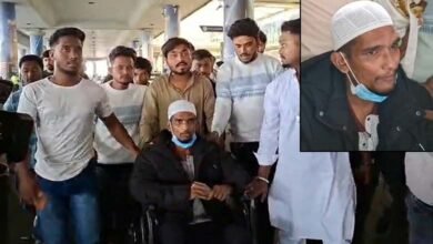 Madinah Bus Accident Only Survivor Shoaib Returns to Hyderabad Gets Emotional at Airport