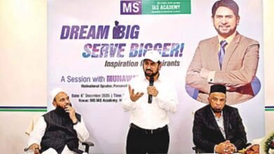 Strong Willpower Is the Key to Success Motivational Speaker Munawar Zama Inspires MS IAS Academy Students