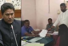 Telangana Panchayat Elections AIMIM MLA Kauser Mohiuddins Wife Files Nomination for Sarpanch Post