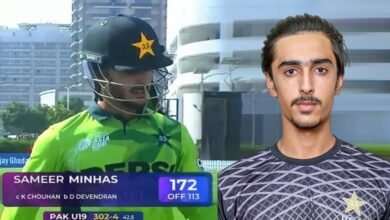 Who Is Pakistans Sameer Minhas U-19 Asia Cup Final Century Against India Stuns Fans