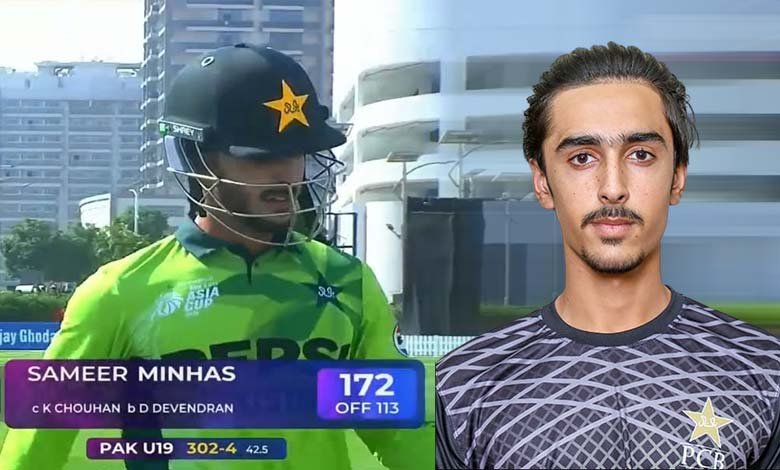 Who Is Pakistans Sameer Minhas U-19 Asia Cup Final Century Against India Stuns Fans