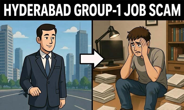 Hyderabad Group-1 Job Scam Man Cheats Aspirant of 7 Lakh Using Fake Political Links