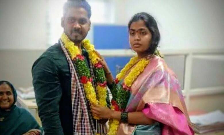 Imran and Bhavya Shri Get Married at Hyderabad Police Station