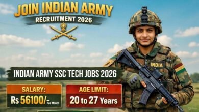 Indian Army Jobs 2026 Notification Released for SSC Tech Posts Applications Open from January 6