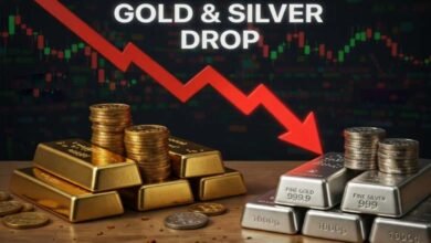 Gold and Silver Prices Fall from Record Highs Check Latest Rates in Major Cities