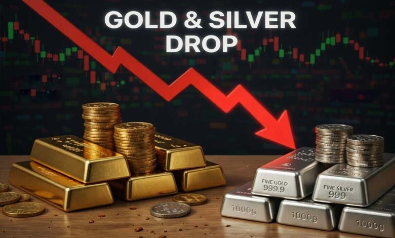 Gold and Silver Prices Fall from Record Highs Check Latest Rates in Major Cities