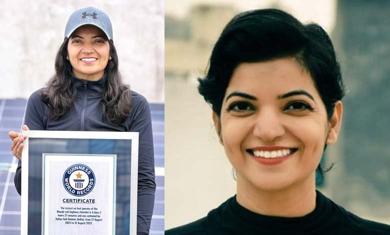 Rajasthans Sufiya Sufi Sets Guinness World Record by Running Manali to Leh in Under 100 Hours