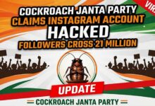 Cockroach Janta Party Claims Instagram Account Hacked Followers Cross 21 Million