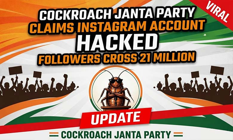 Cockroach Janta Party Claims Instagram Account Hacked Followers Cross 21 Million