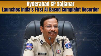 Hyderabad CP Sajjanar Launches Indias First AI-Based Complaint Recorder