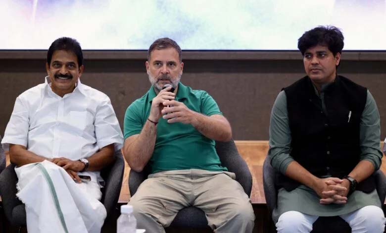 Rahul Gandhi Urges Congress Leaders Not to Hesitate Using the Word Muslim