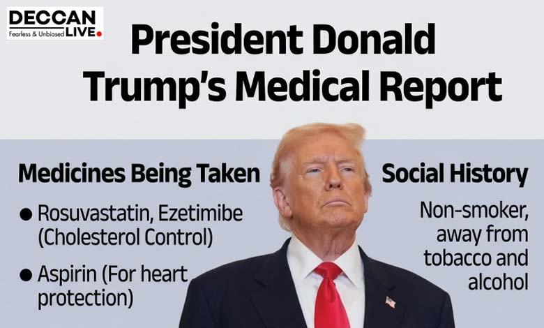 Trump Declared Fully Fit at 80, Scores Perfect 30/30 in Cognitive Test: White House Medical Report